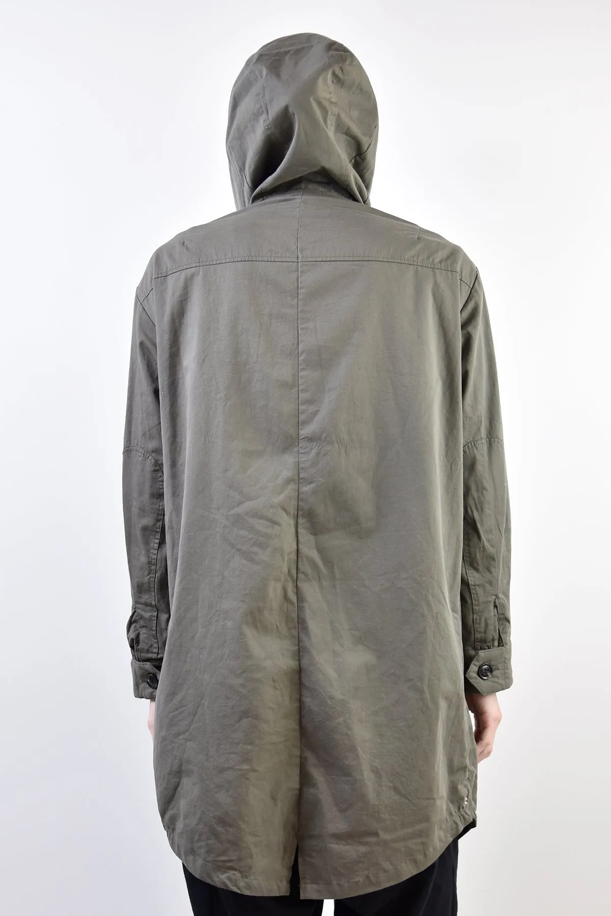 2101-JK02A Parachute Mods Coat Khaki