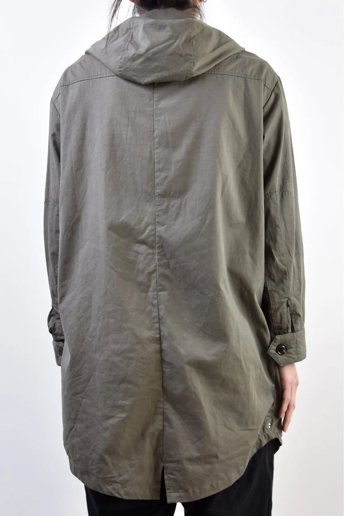 2101-JK02A Parachute Mods Coat Khaki