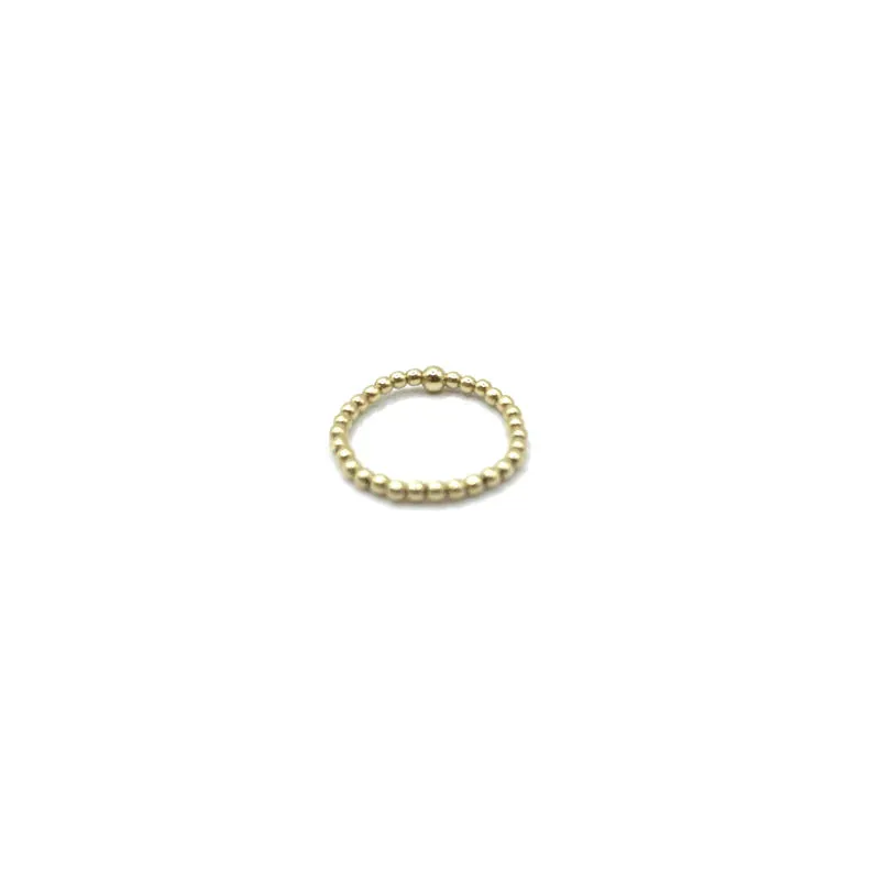 2MM GOLD FILLED WATERPROOF STRETCH RING