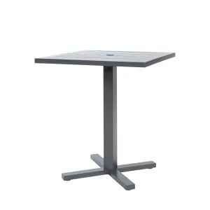 36" Square Palermo Slat Top Bar Table