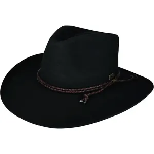 Avenel Flinders Rancher Structured Wool Felt Outback - Black