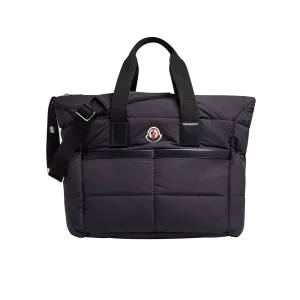 Black  Enfant Logo-Patch Zipped Changing Bag