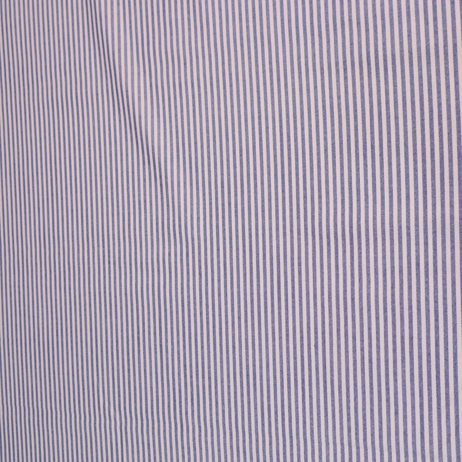 Blue and White Stripe Loro Piana Cashmere Cloud Fabric