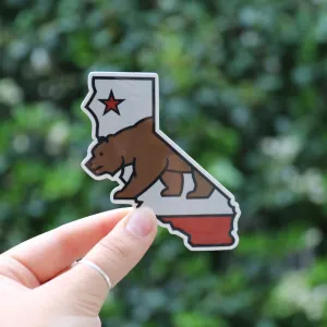 California State Flag - Vinyl Sticker