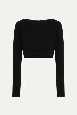 CANNES cashmere cropped sweater