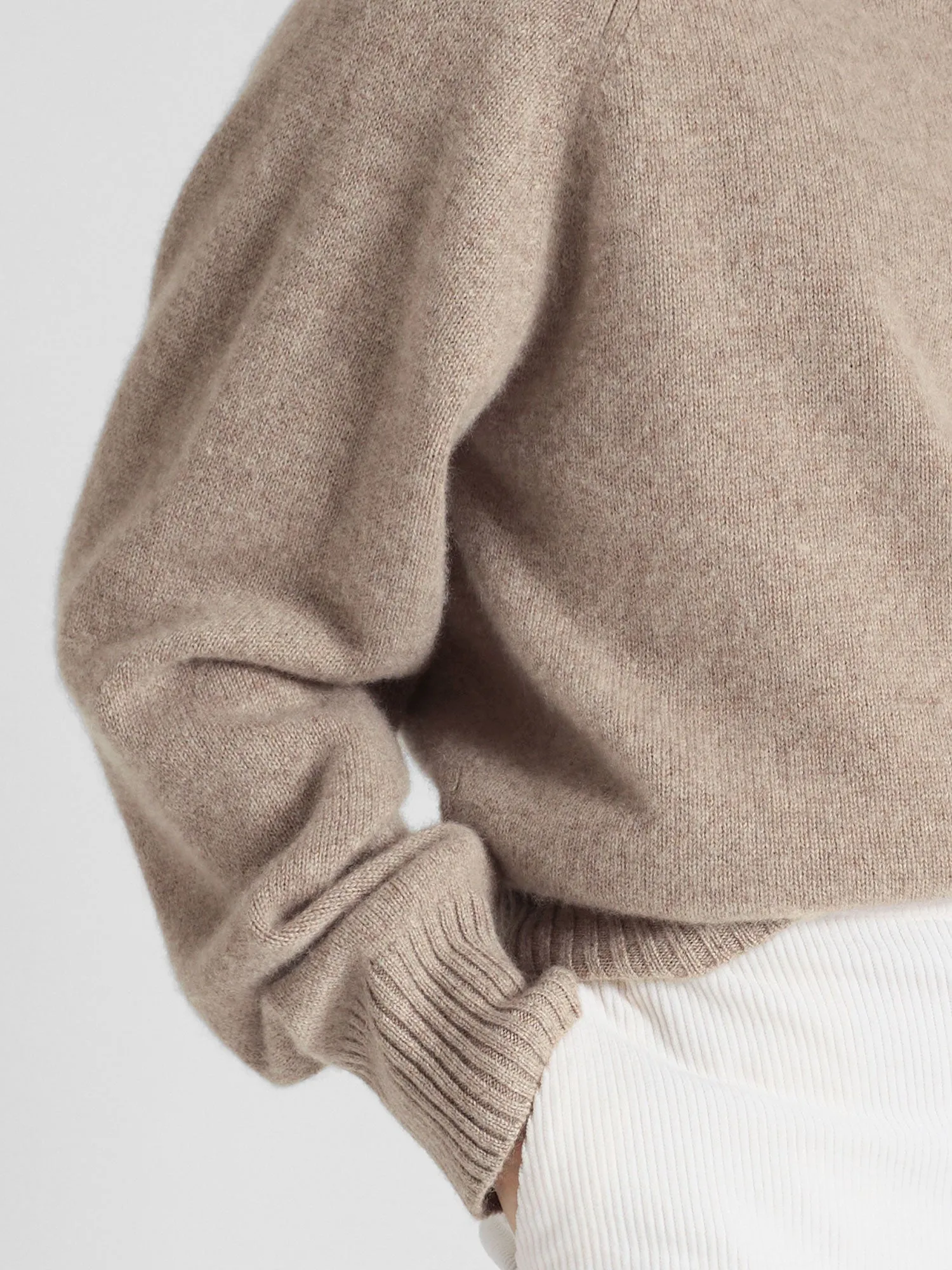 Cashmere sweater "Milano" - toast