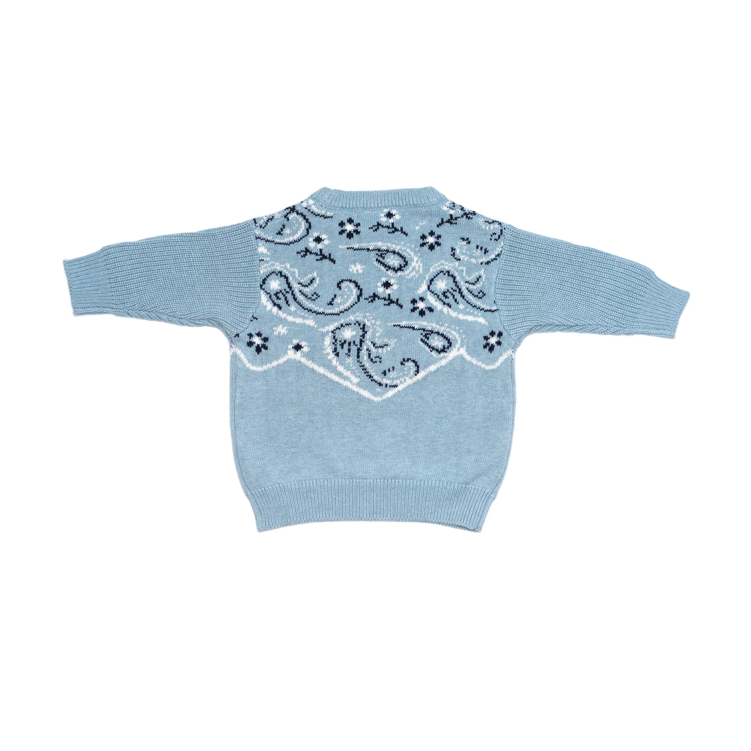 Chambray Bandana Sweater