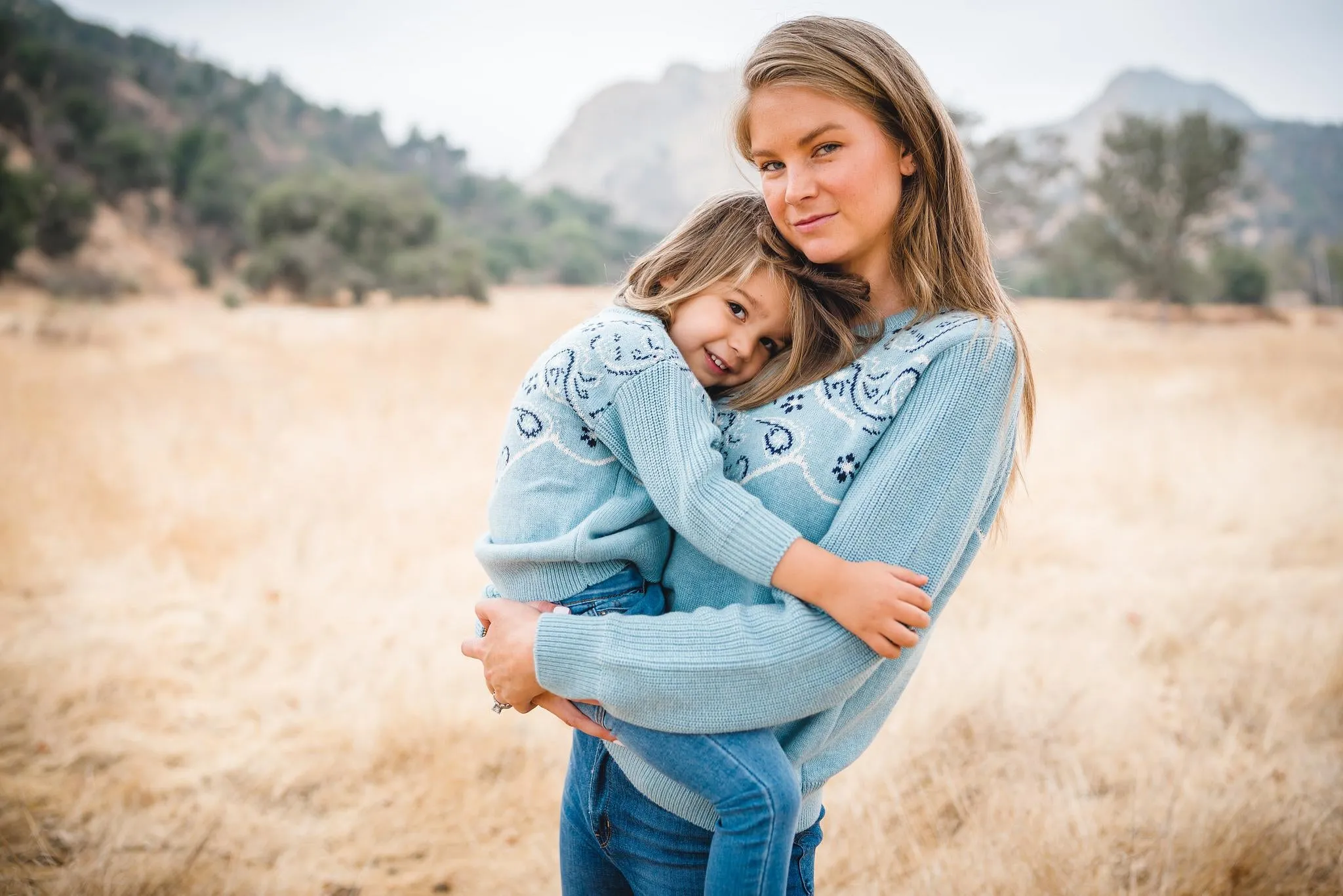 Chambray Bandana Sweater