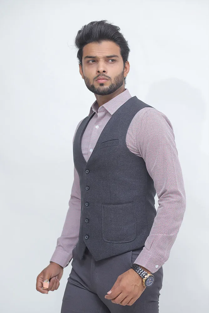 Charcoal Waist Coat