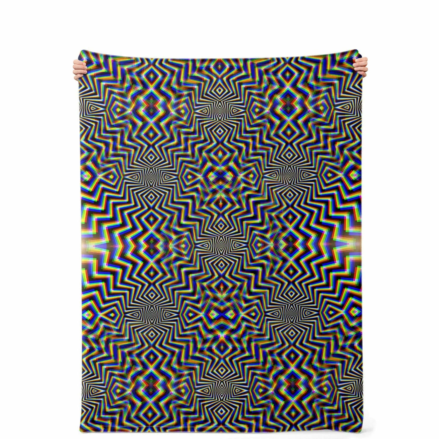 Chromadelic Micro Mink Fleece Blanket