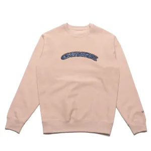 Chrystie NYC x Soho Warriors - SWFC Twisted logo crewneck / Light Pink