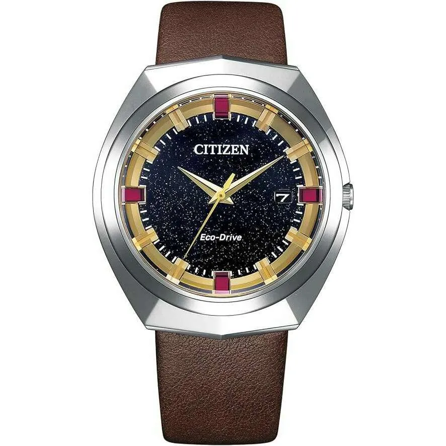 CITIZEN CREATIVE LAB ECO DRIVE LIMITED MODEL BROWN STRAP MEN WATCH  (1200 LIMITED) BN1010-05E