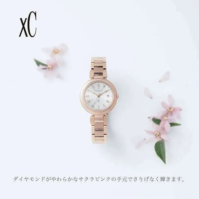 CITIZEN XC "NEW TIME, NEW ME" MODEL SAKURA PINK STRAP LADIES WATCH (1800 LIMITED) ES9464-52B