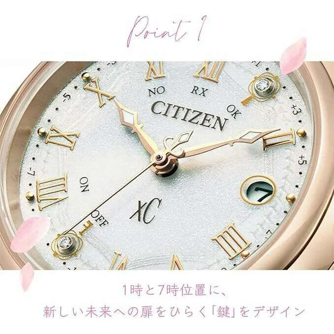 CITIZEN XC "NEW TIME, NEW ME" MODEL SAKURA PINK STRAP LADIES WATCH (1800 LIMITED) ES9464-52B