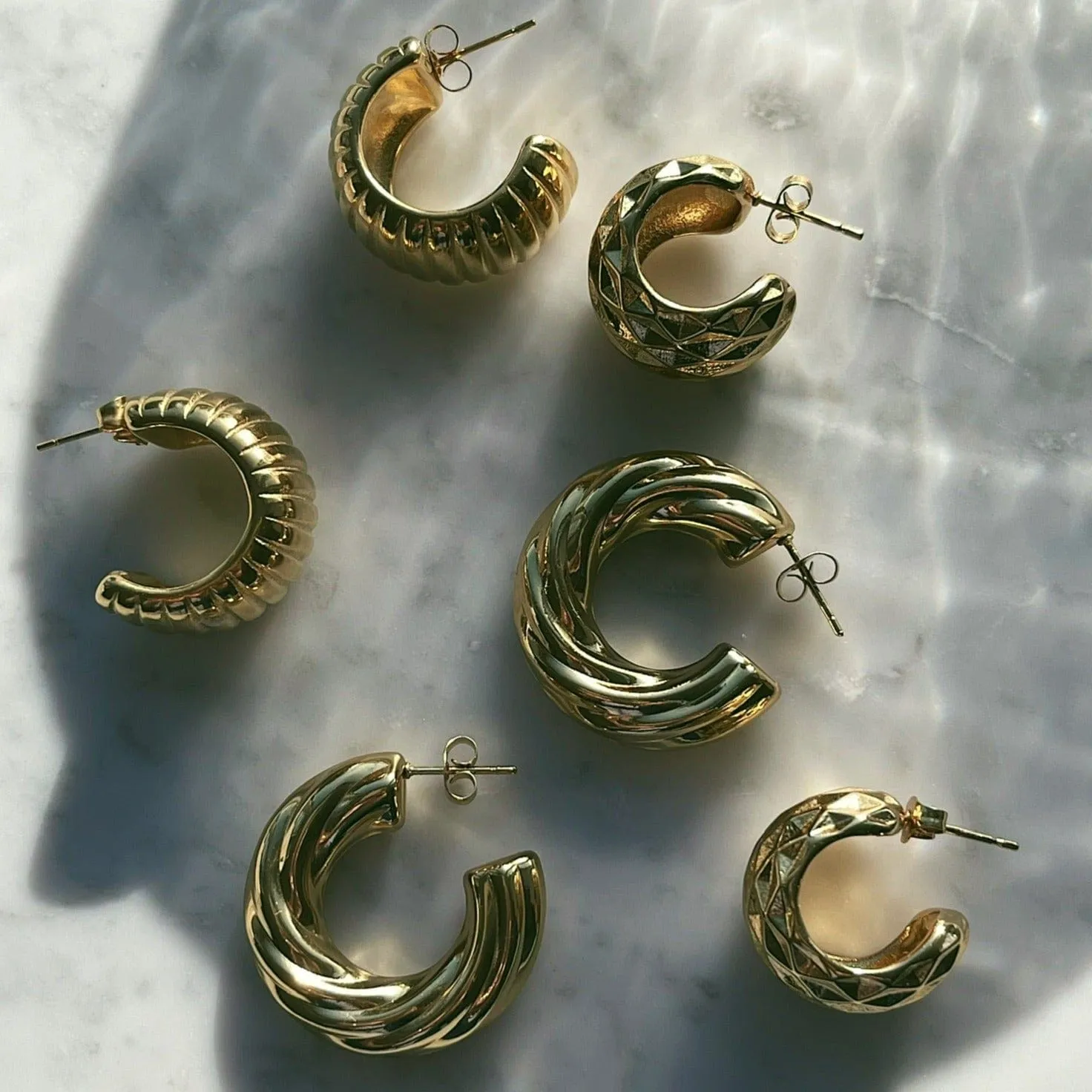 Claudette Hoop Earrings