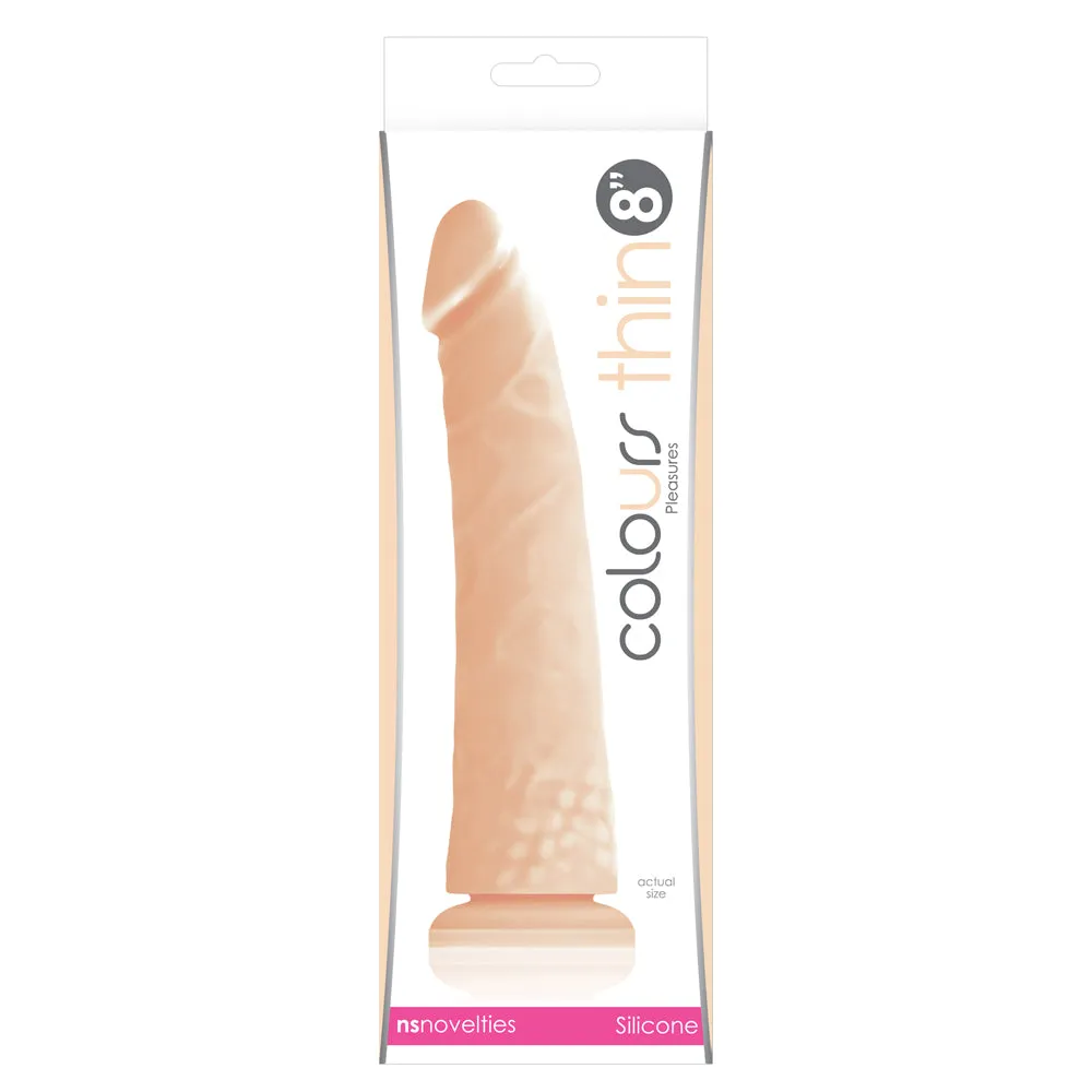 Colours Pleasures 8" Dildo - Thin