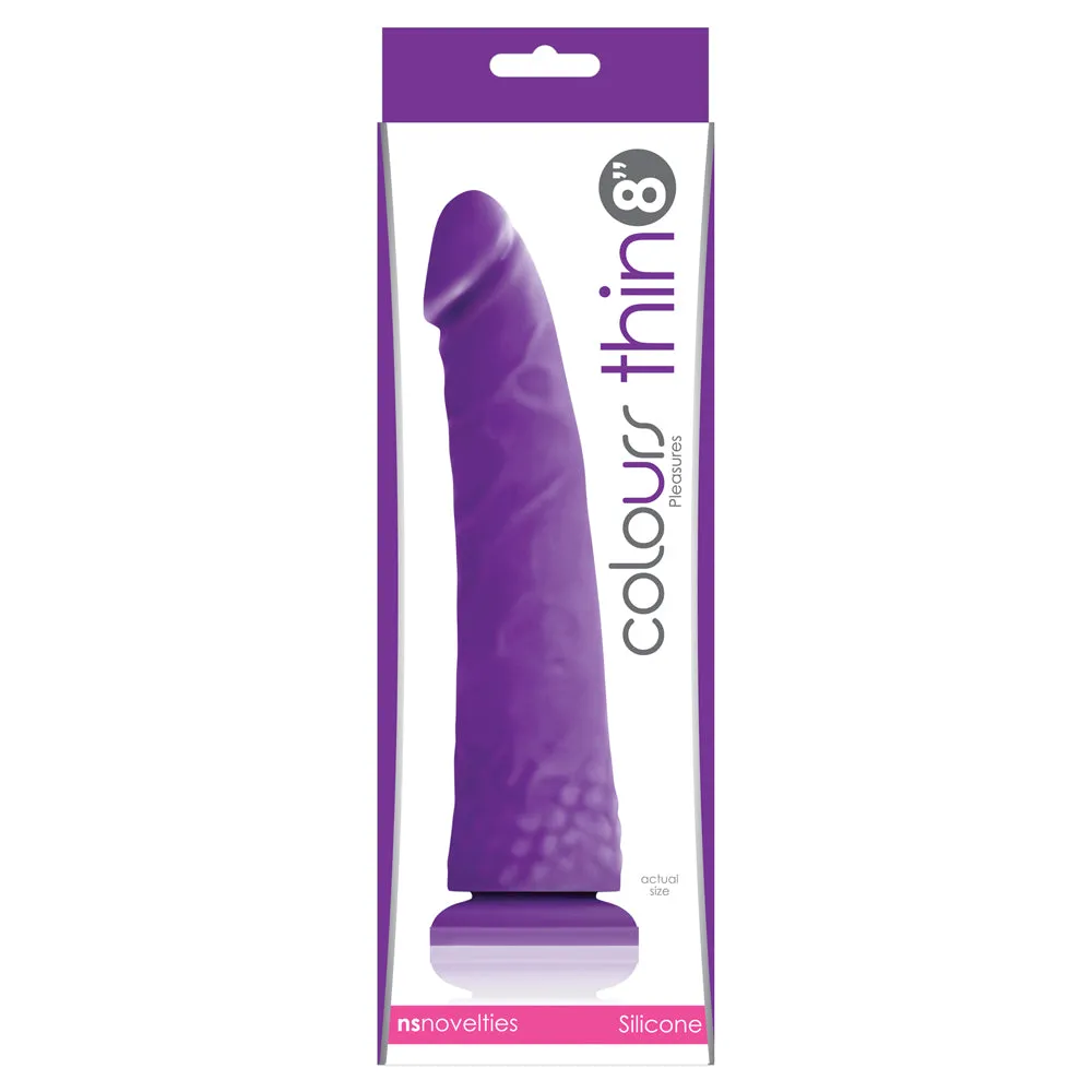 Colours Pleasures 8" Dildo - Thin