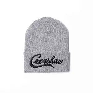 Crenshaw Limited Edition Heavyweight Beanie - Ath Heather/Black