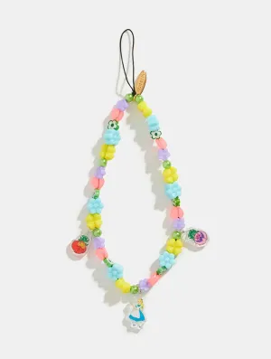 Disney Alice in Wonderland Beaded Phone Strap