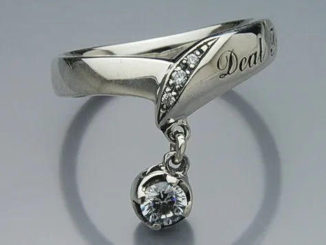 Drop Ribbon Ring