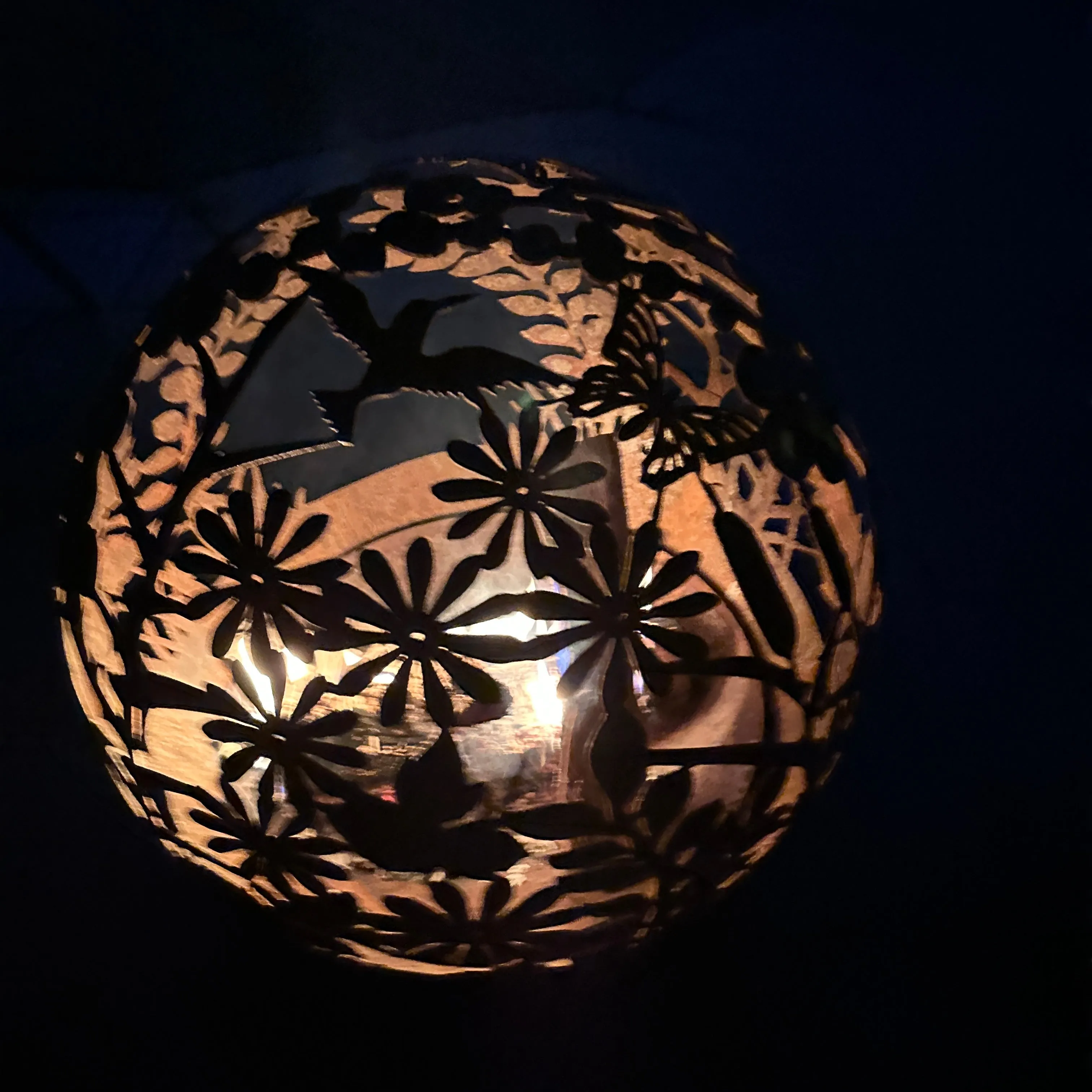 Esschert Designs Extra Large Garden Pattern Fire Sphere