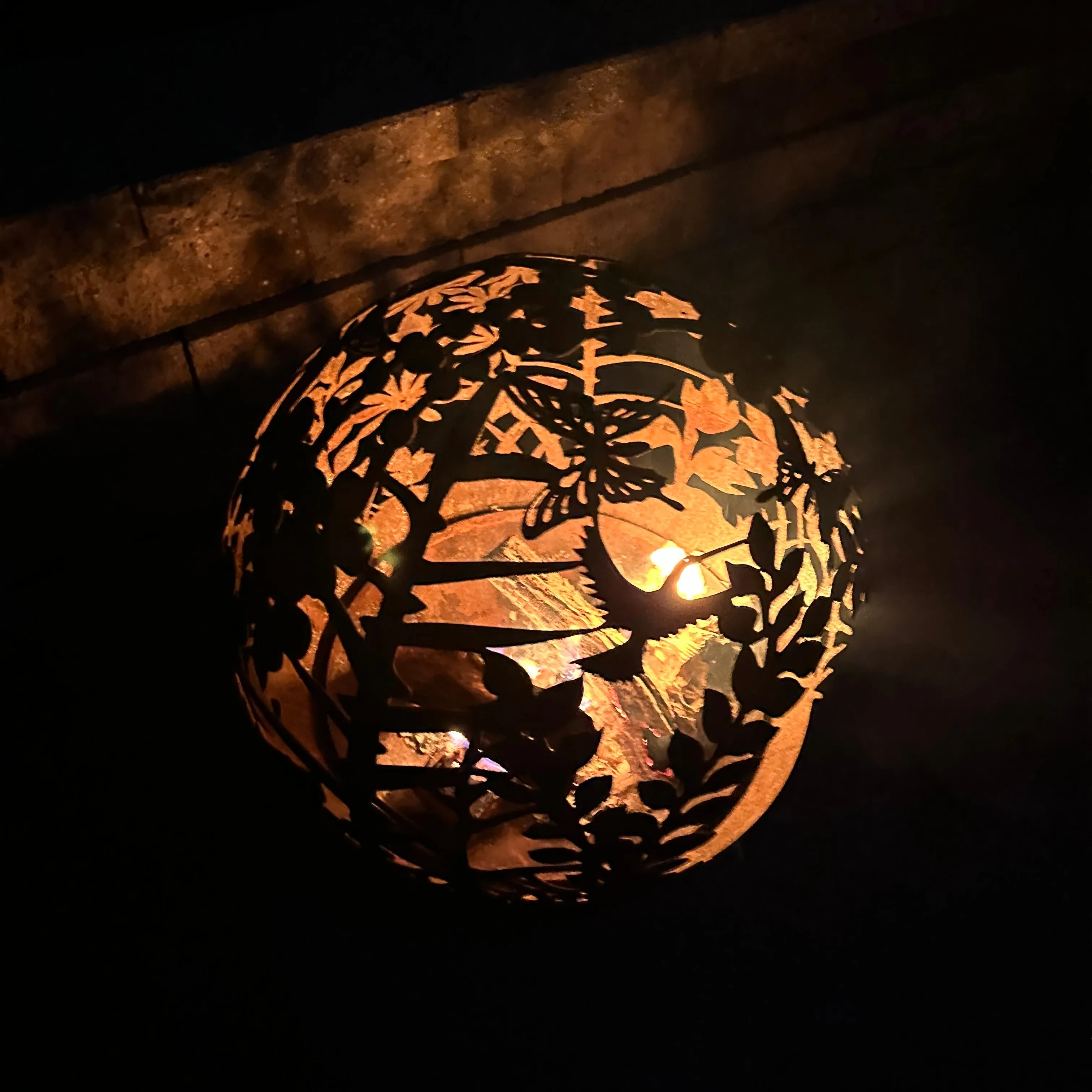 Esschert Designs Extra Large Garden Pattern Fire Sphere