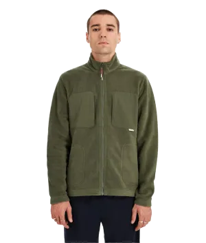 Full Zip Fleece Jacket - Green