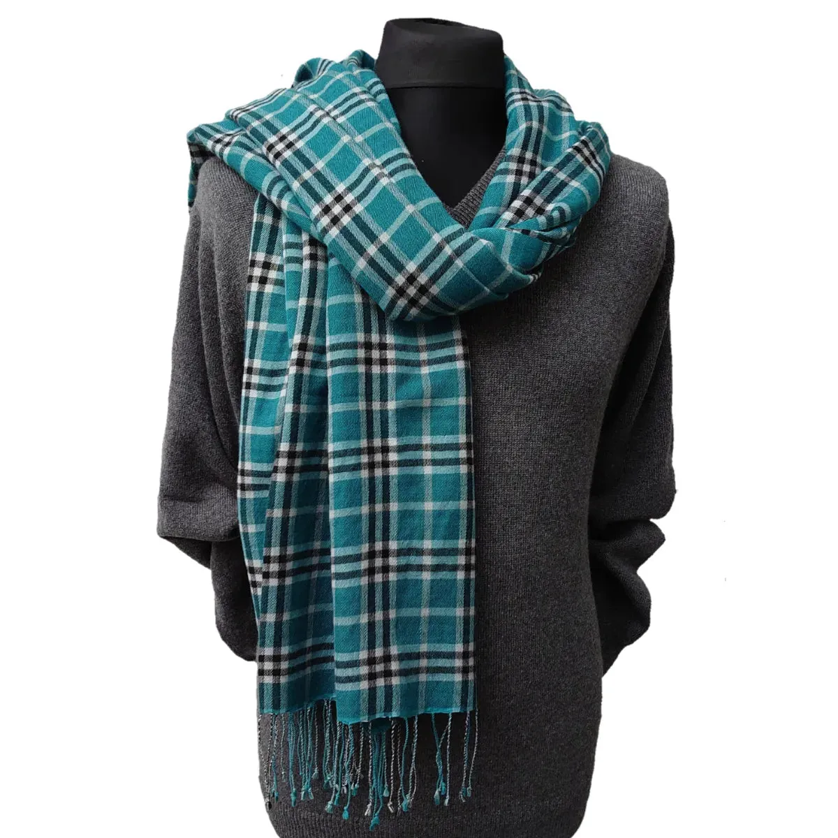 Green Thomson Large Pashmina Scarf