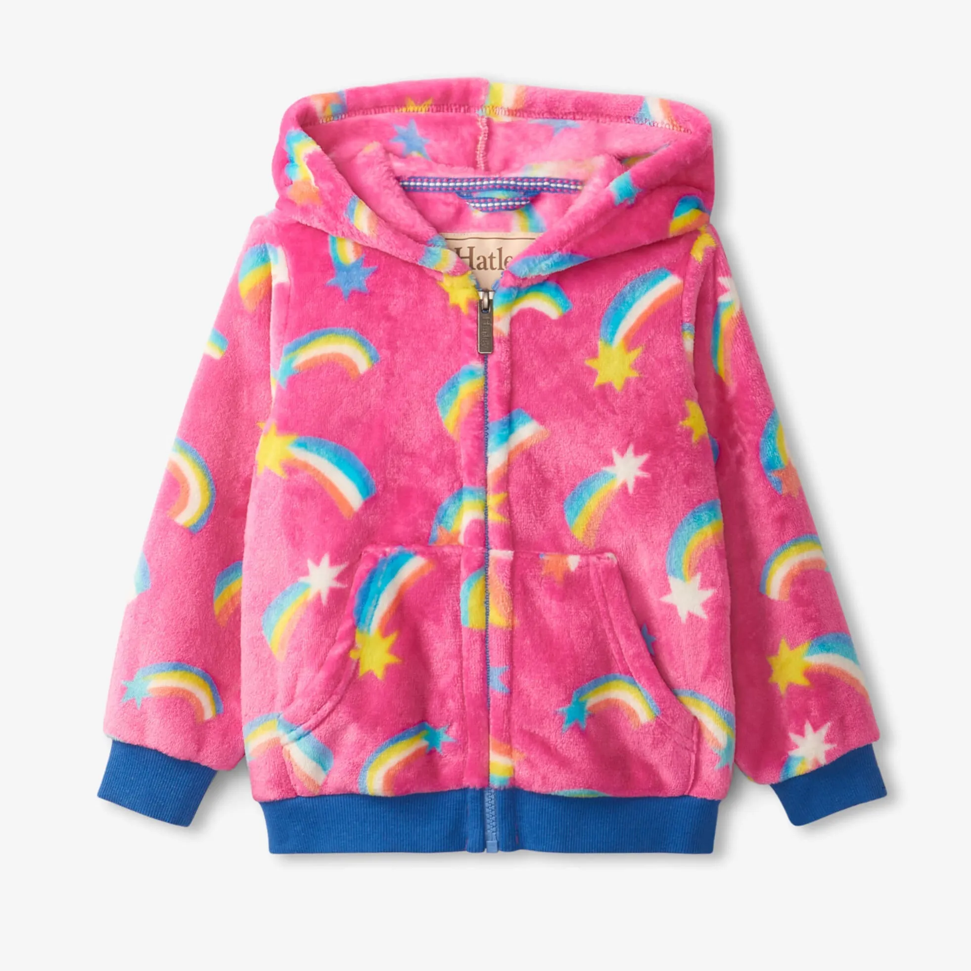 Hatley Fleece Hooded Jacket - Shooting Stars