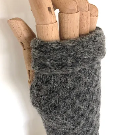 Lambswool wrist mitts 11