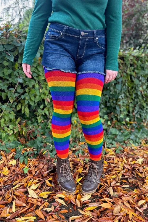 Longer Radiant Rainbow Extraordinary Socks