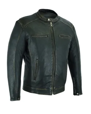 Men's Cruiser Lambskin Distressed Jacket