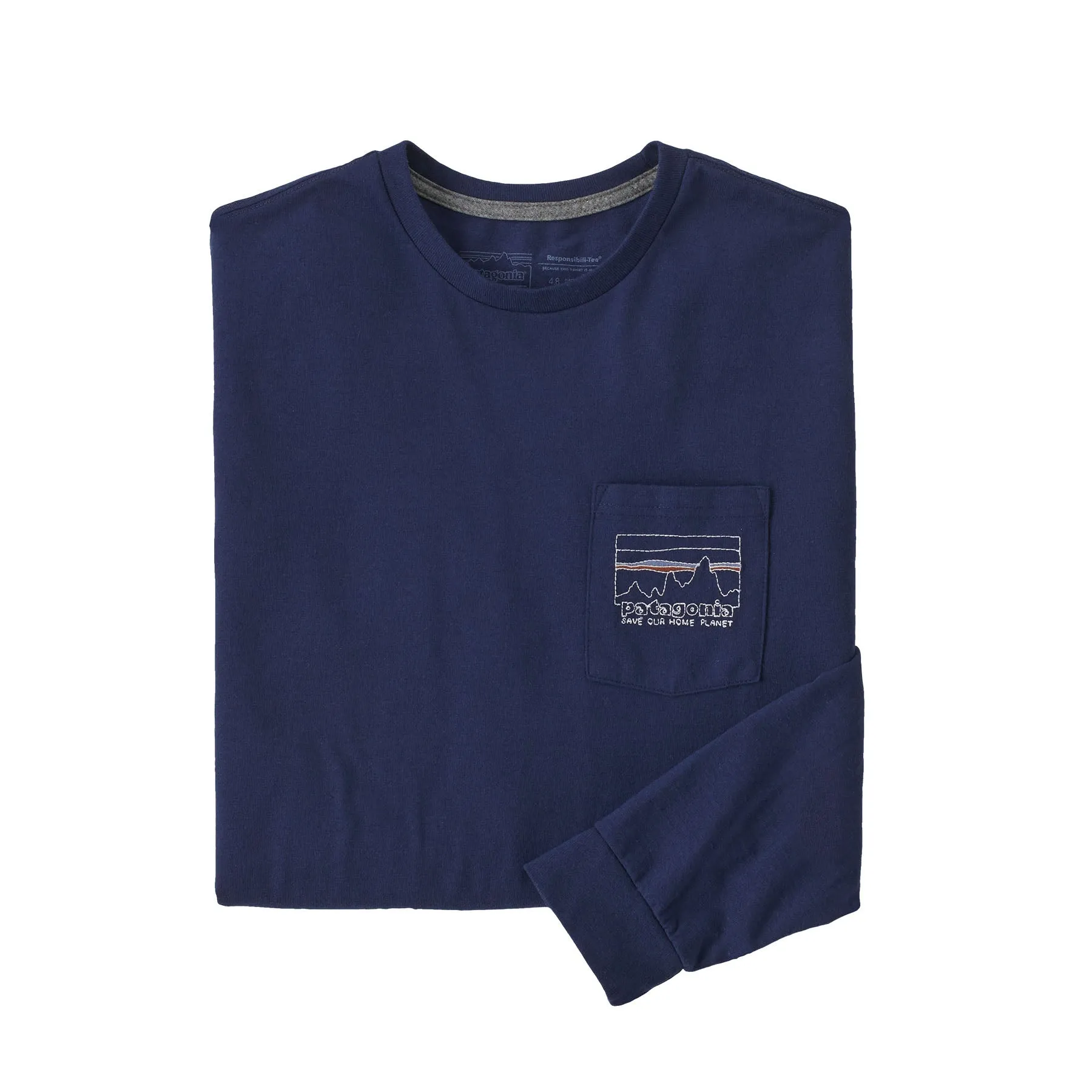 Mens Long-Sleeved '73 Skyline Pocket Responsibili-Tee - Sale