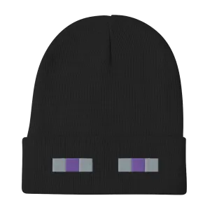 Minecraft Enderman Embroidered Beanie