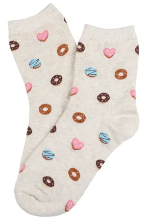 Mmmm Donuts Cotton Socks