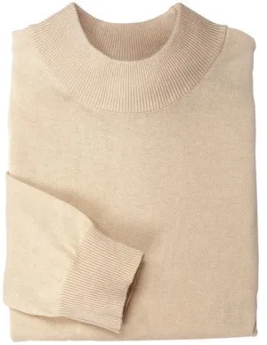 Mock Neck Sweater Color Stone