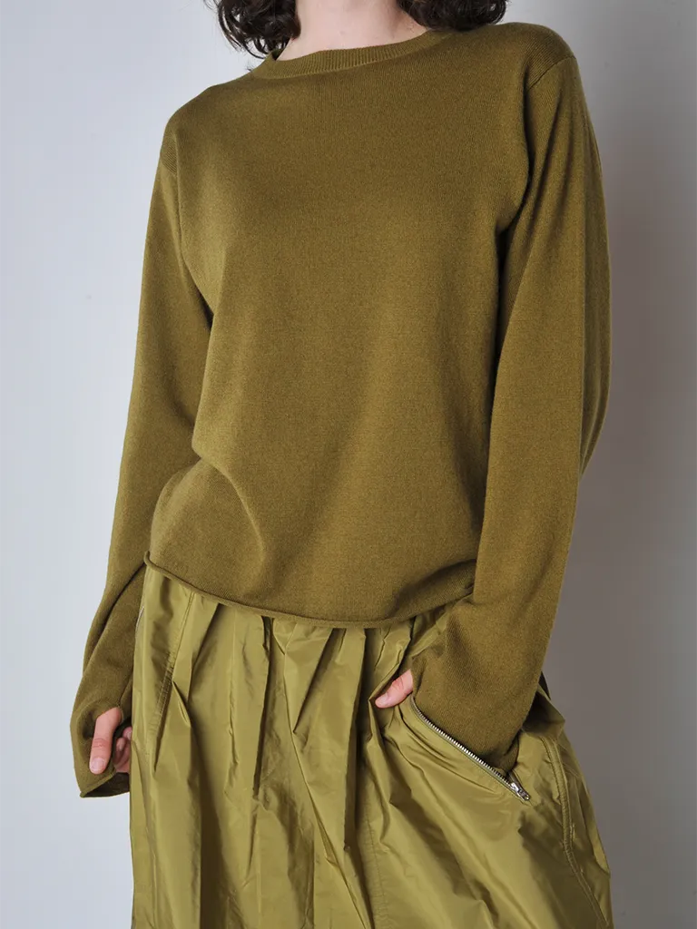 Olive Malou Crewneck Rollneck Sweater