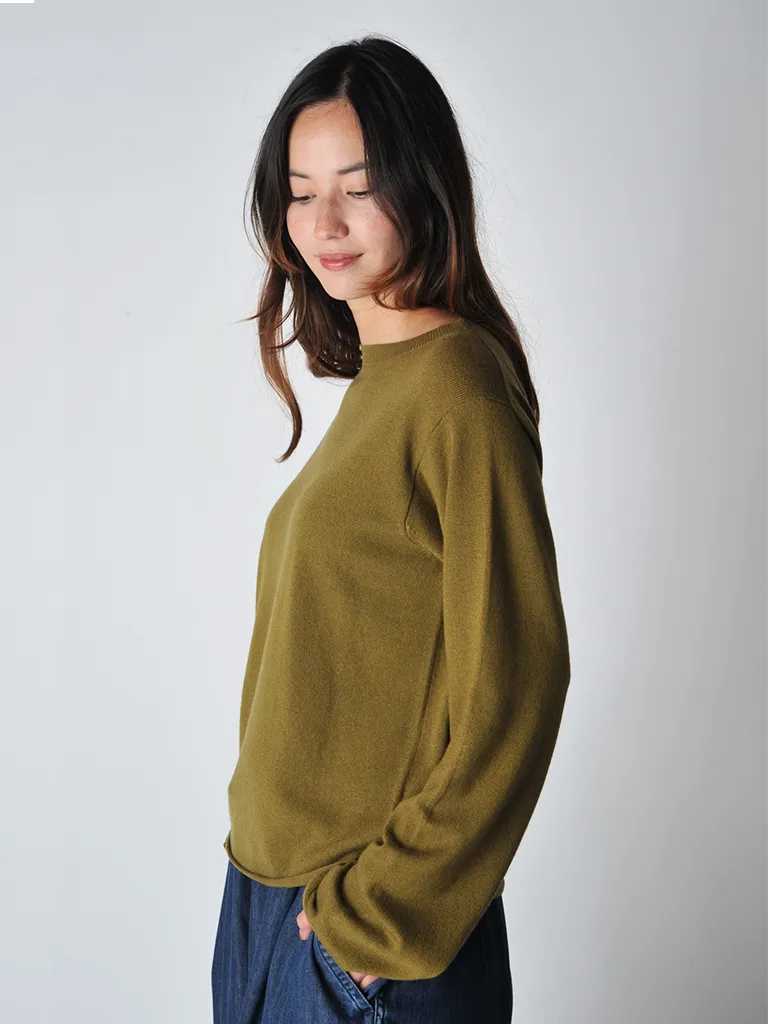 Olive Malou Crewneck Rollneck Sweater