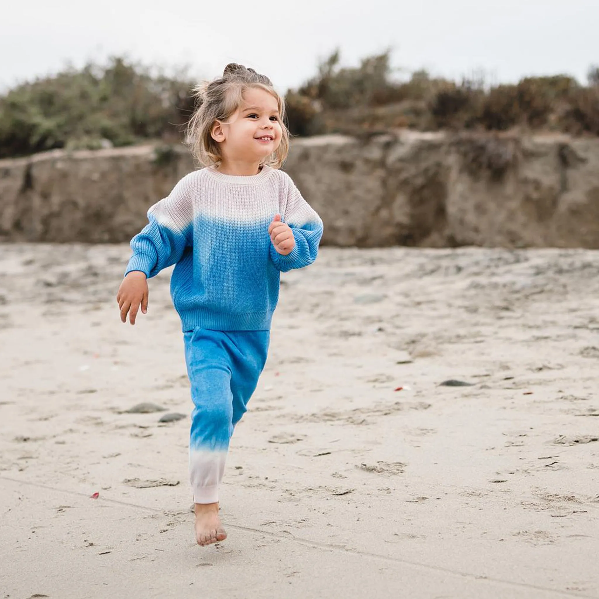 Pacific Blue Oversize Sweater