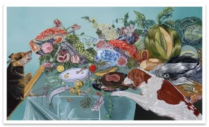 Sabrina Bockler - "Table Manners" print