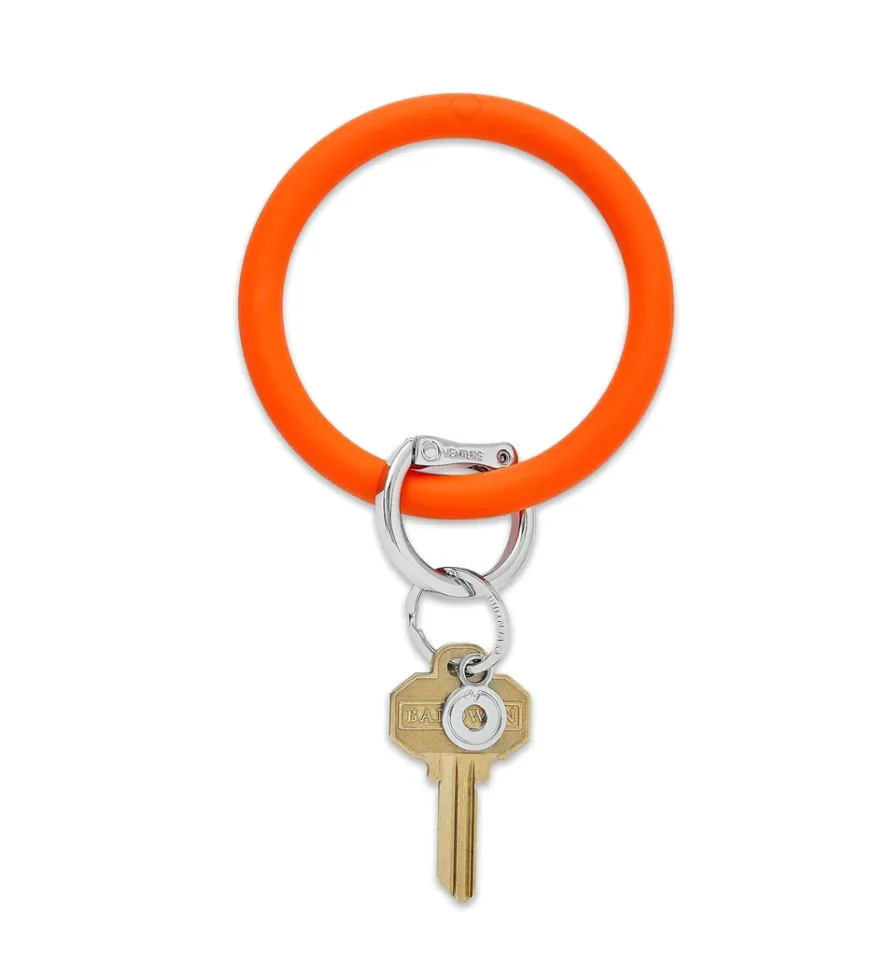 Silicone Big O Key Rings