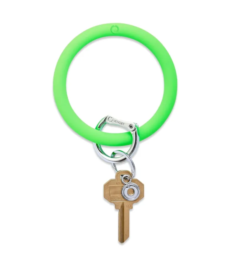 Silicone Big O Key Rings