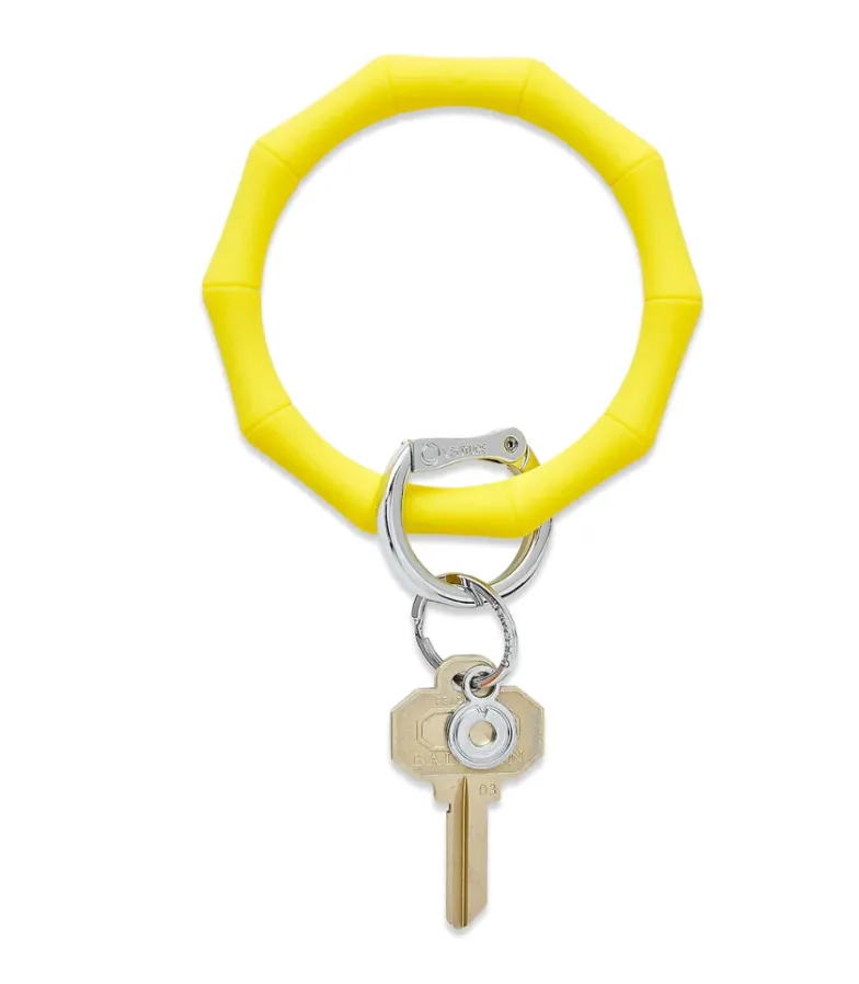 Silicone Big O Key Rings