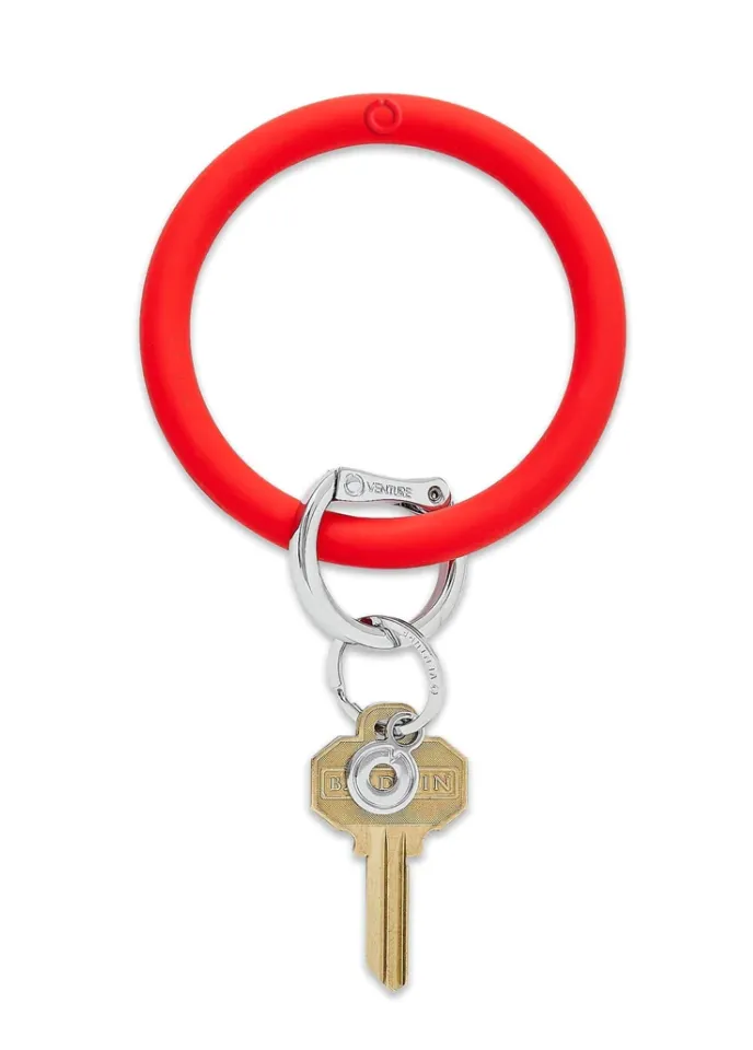 Silicone Big O Key Rings