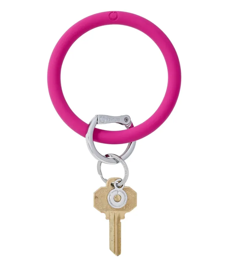 Silicone Big O Key Rings