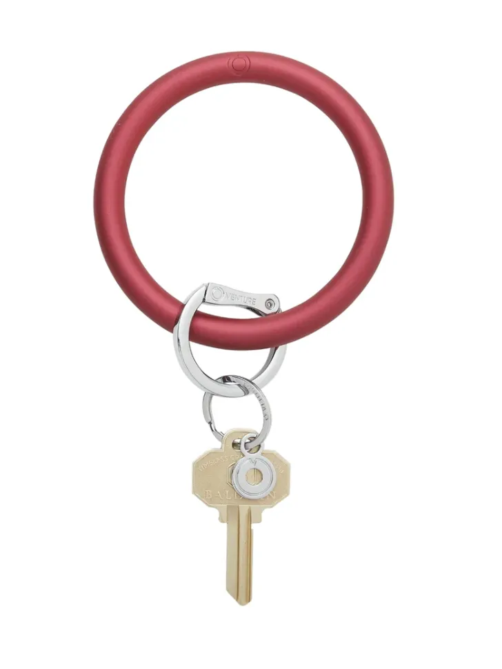 Silicone Big O Key Rings