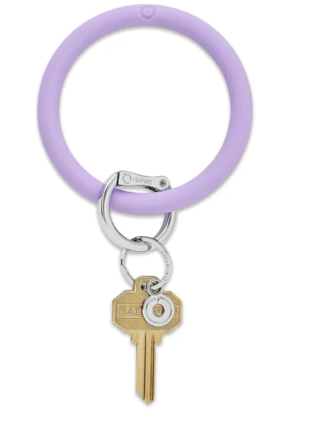 Silicone Big O Key Rings