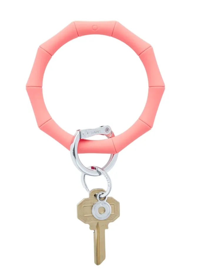 Silicone Big O Key Rings