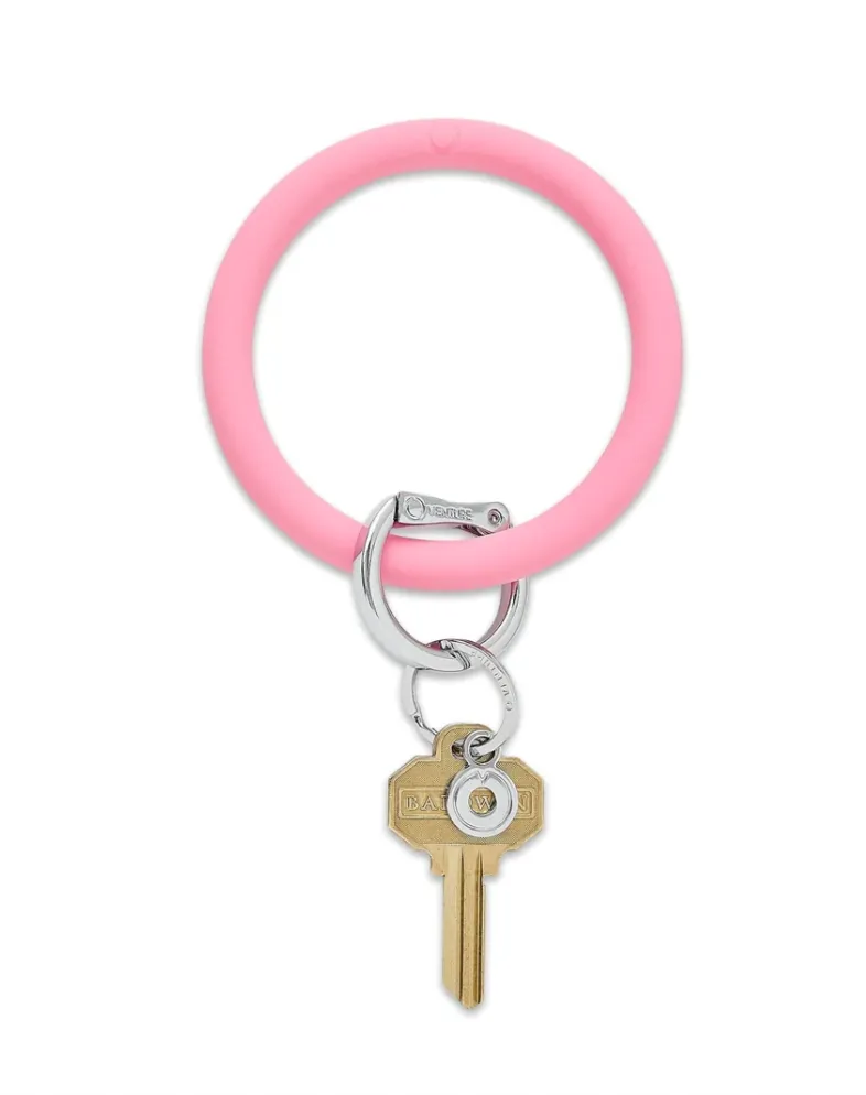 Silicone Big O Key Rings