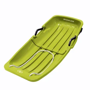 Snow Joe SJ-SLD34-GRN Snow Sled for Kids 4-8 | Fits 2 Riders | 34-inch (Green)